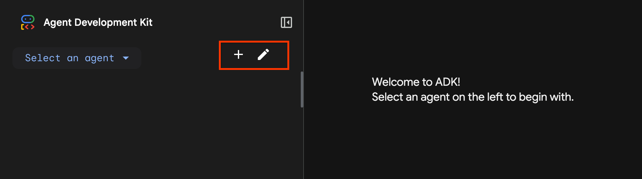 Visual Agent Builder start
